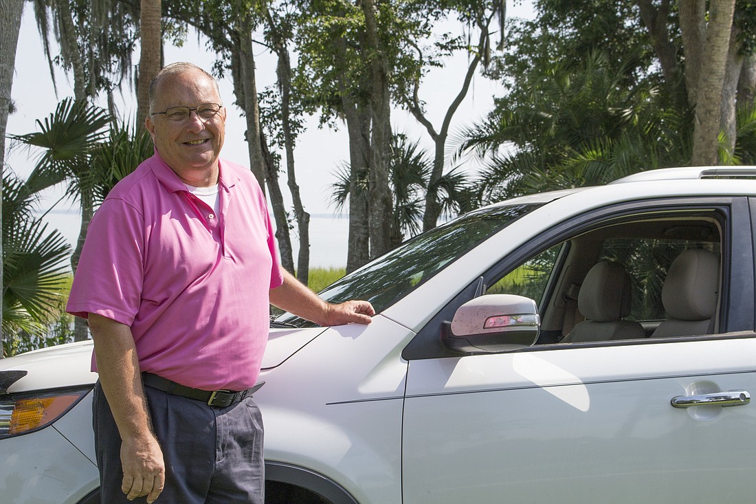 David Brady has been an Uber driver for nine months in the Winter Garden area to earn some extra income.