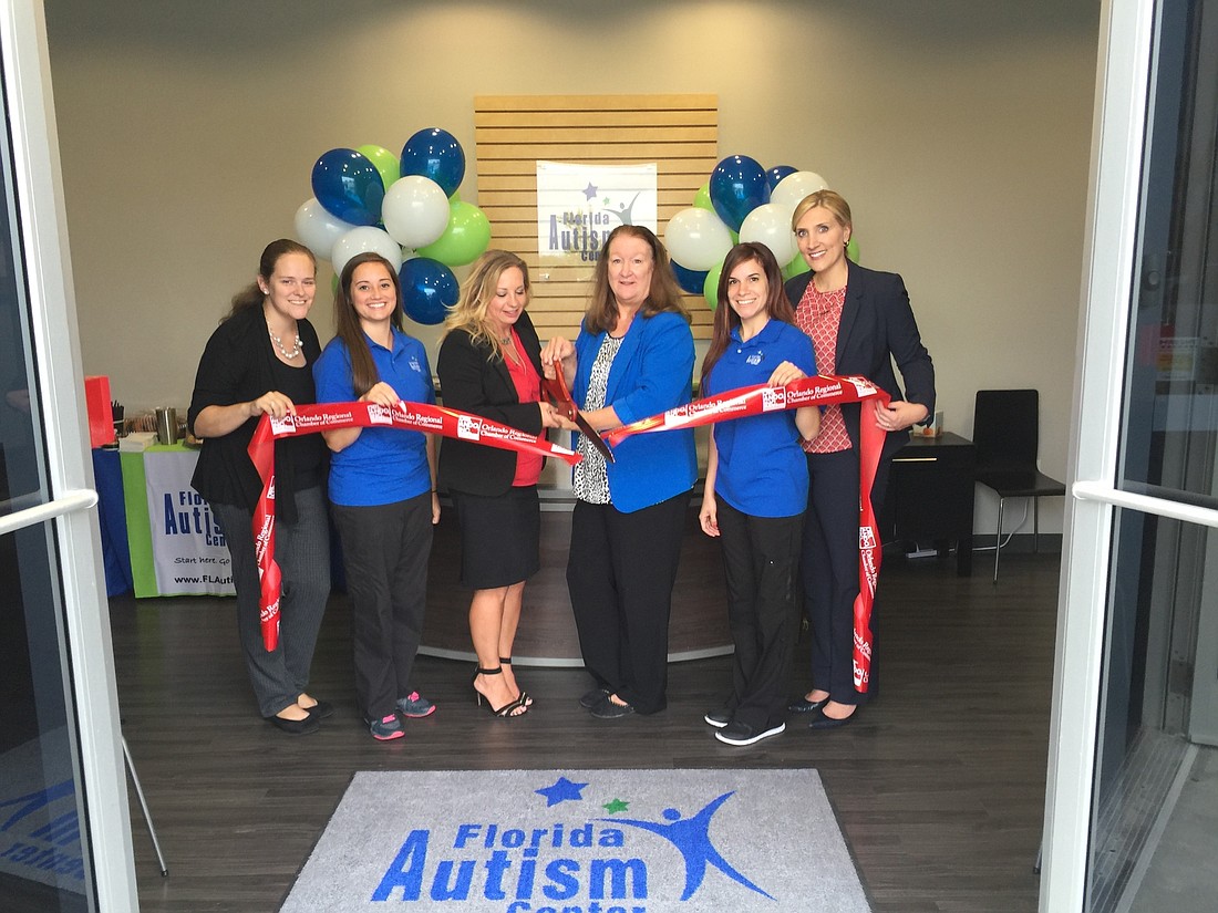 Florida Autism Center celebrated the opening of its newest location in Lake Buena Vista with a ribbon-cutting ceremony.