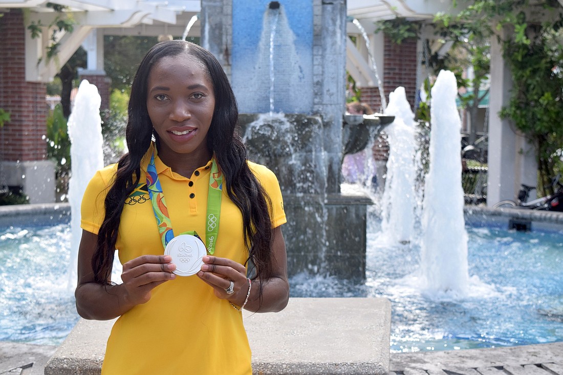 Novlene Williams-Mills, a seven-year Winter Garden resident, recently helped Team Jamaica bring home silver in the womenâ€™s 4x400 meter relay event at the Rio de Janeiro Olympic Games.