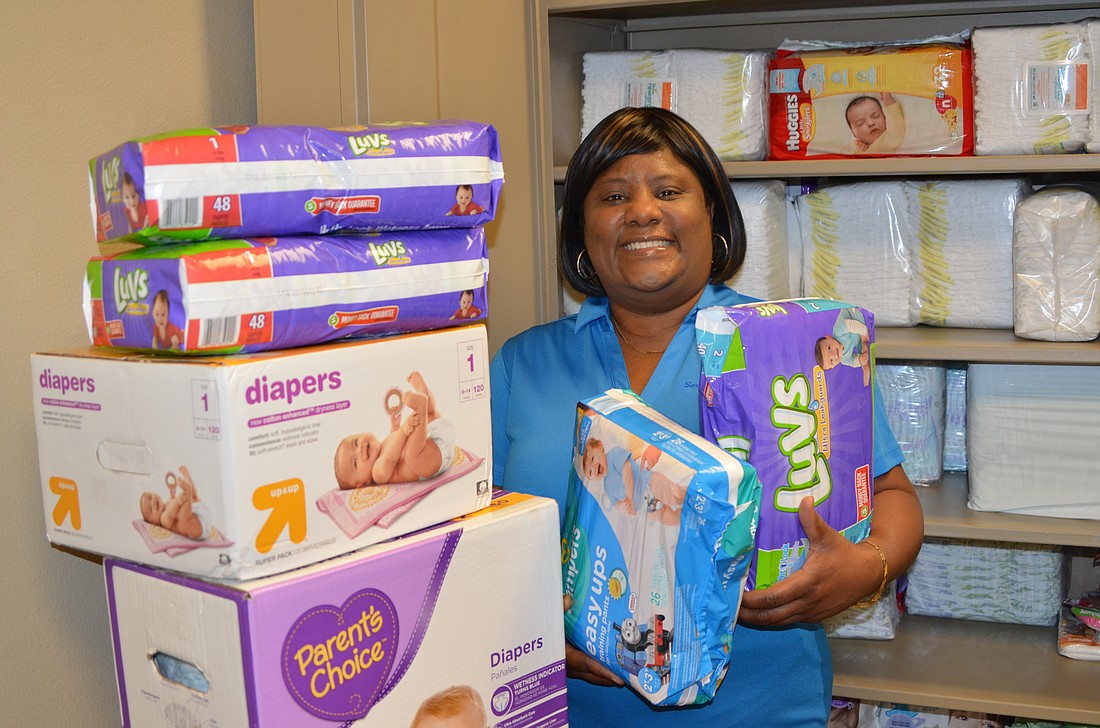 Last yearâ€™s collection drive yielded 2,655 diapers, which Sharon Lyles said will last about two-and-one-half months.