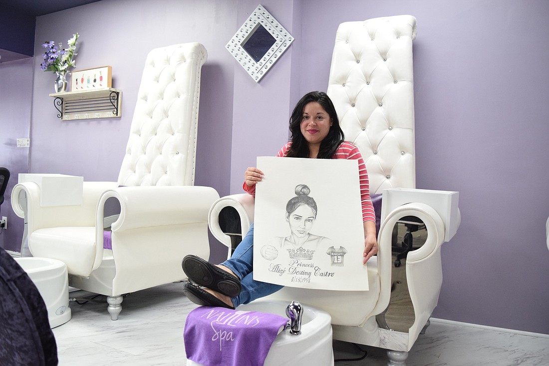 Stephanie Pineda opened Naillinis Spa just outside Dr. Phillips on Oct. 22. The nail salon is a continuation of her late daughter AlizÃ© Castroâ€™s legacy.