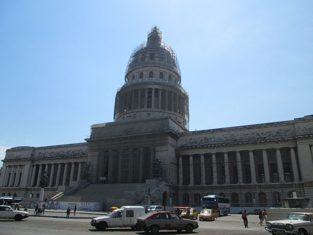  The capital building in Havana, known as El Capitolio.