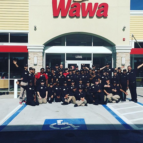 Courtesy photosThe Winter Garden Wawa staff, led by General Manager Justin Sproul, is excited to officially open its store.