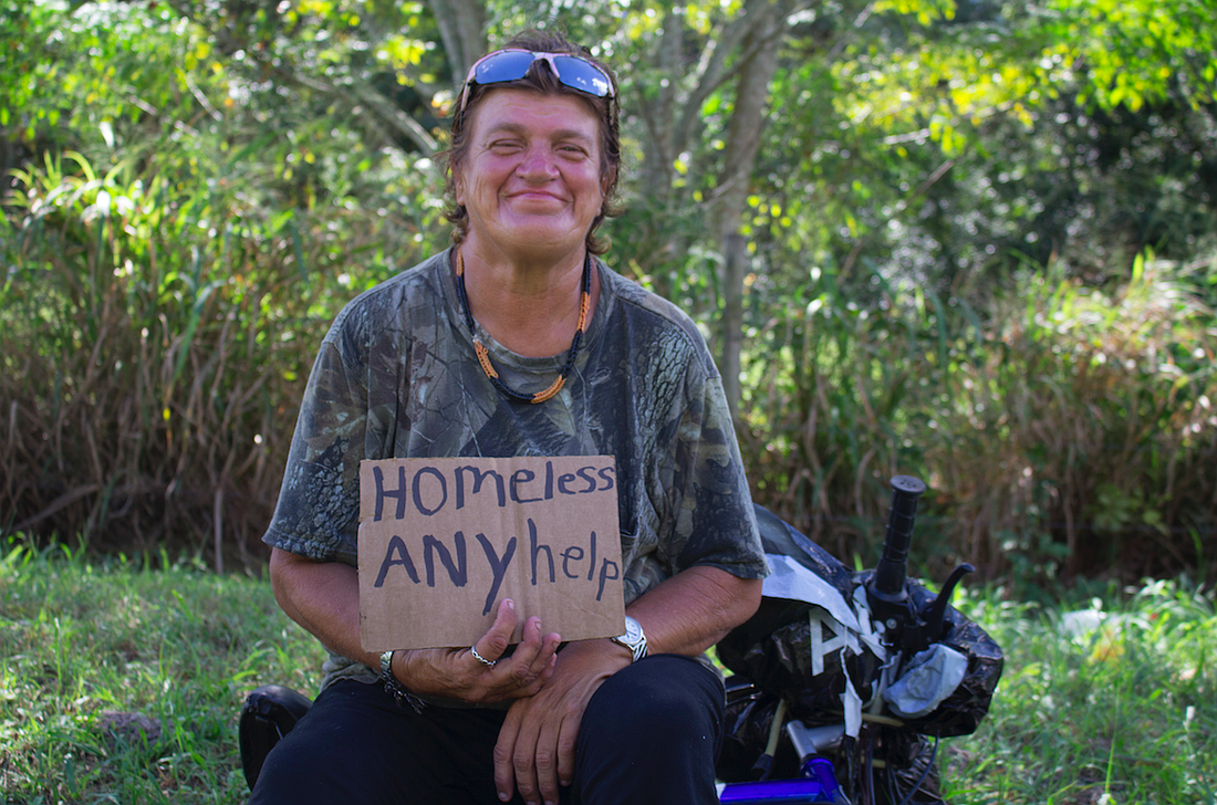 Carolyn Clark, a homeless woman who panhandles at the intersection of Ocoee-Apopka and East Fullers Cross roads, is one of the individuals who could be affected by Ocoeeâ€™s proposed panhandling ordinance.