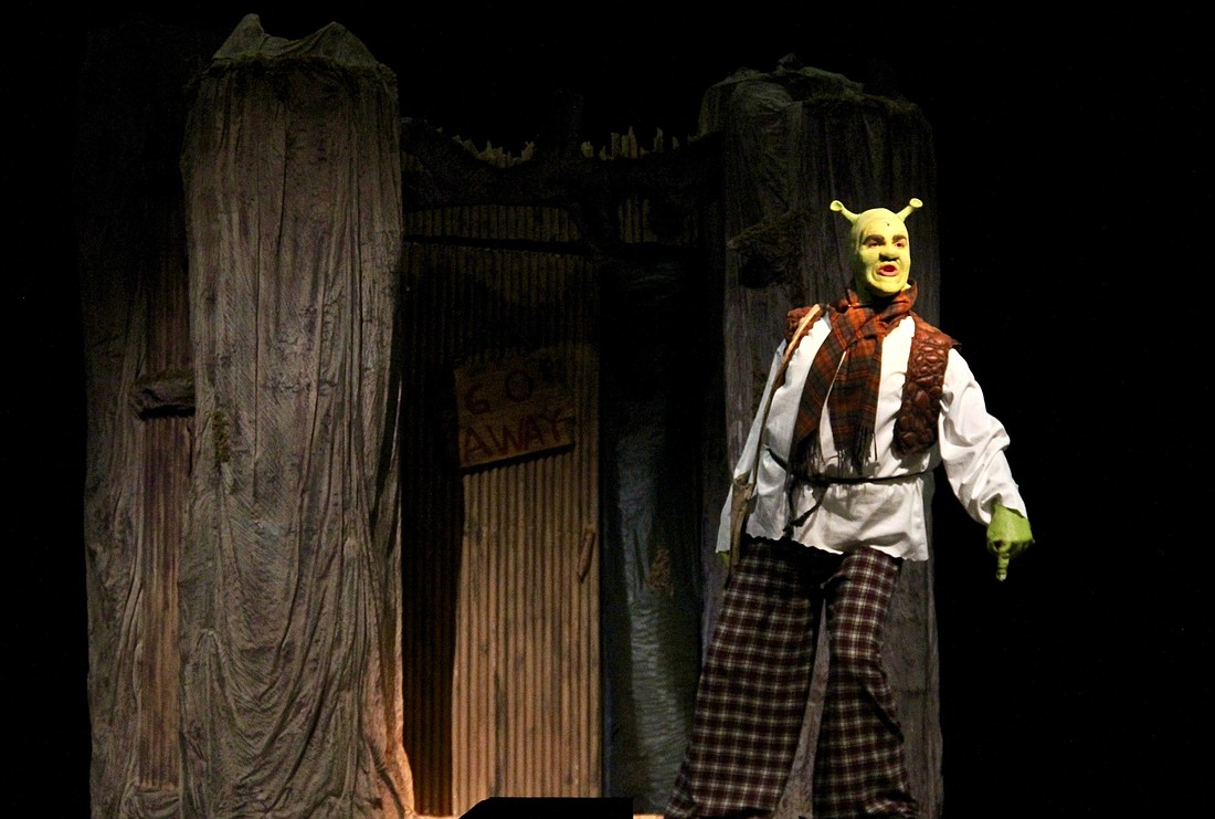 Sophomore Sam Marzella stars as Shrek in West Orange Highâ€™s â€œShrek: The Musical.â€