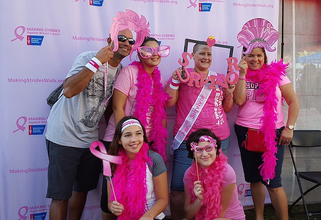 Photo by: Rachel VanDemark - The Orlando community will come together in a shade of pink this month to bring awareness of breast cancer at the 20th annual Making Strides Against Breast Cancer Orlando walk at Lake Eola Park.