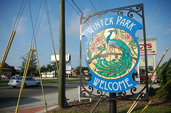 Photo by: Tim Freed - A 21-member committee is pushing a vision for Winter Park's future, including the often-neglected Aloma/Fairbanks Avenues.