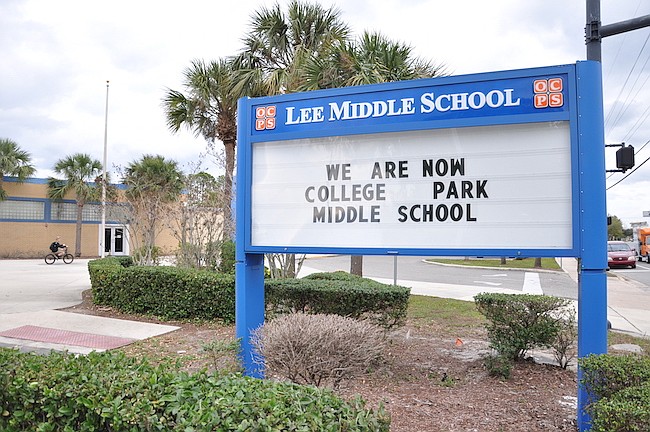 Photo by: Tim Freed - Robert E. Lee Middle's School Advisory Council received nearly 1,000 responses to an online survey, with 56 percent in favor of the name change.