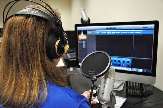 Photo by: Tim Freed - These days, libraries are about more than just books. Many are installing high-tech equipment to keep up with technology, including advanced audio recording and editing stations and software.
