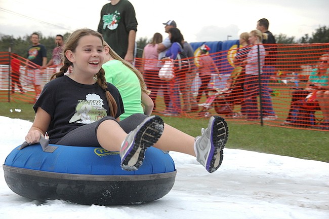 Photo by: Tim Freed - Snow is coming to a Maitland holiday celebration Dec. 3 in Lake Lily Park.