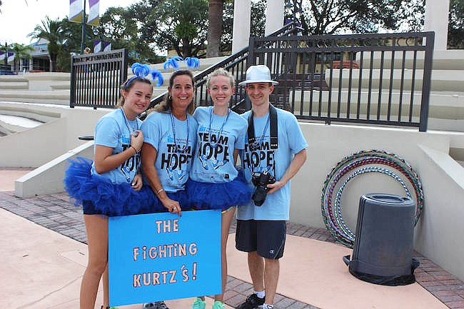 Photo courtesy of Leslie Fisk - Organizers of this year's Team Hope Walk at Cranes Roost Park