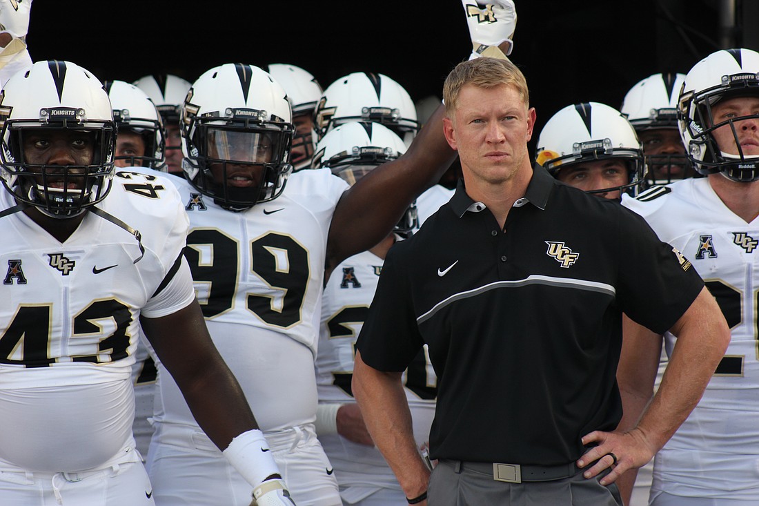 Photo by: Sarah Wilson - UCF will have to wait a month to play Tulane after Category 4 Hurricane Matthew's approach postponed their Friday night game.