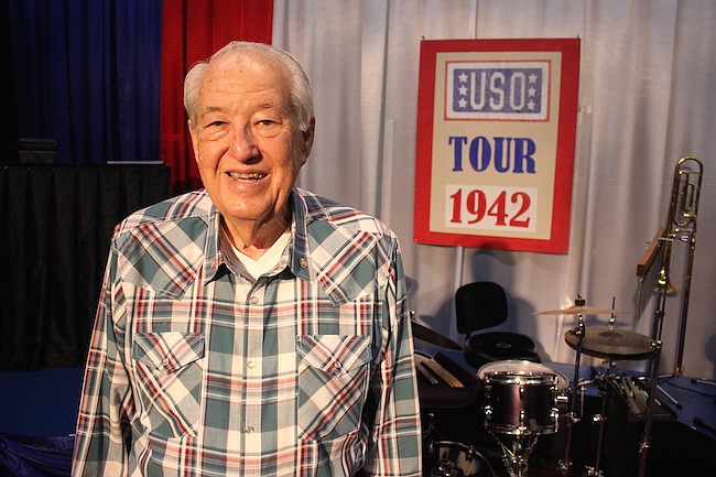 Photo by: Sarah Wilson - Col. Bill Tate remembers seeing Bob Hope entertain fellow troops during the Vietnam War before seeing a tribute show come to life in Winter Park 50 years later.
