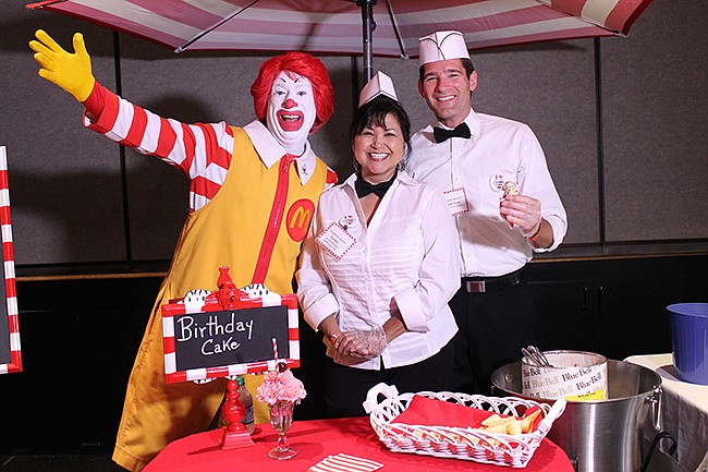 Photo by: Sarah Wilson - The Ronald McDonald House Ice Cream Social brings local celebrities to serve up ice cream and fun to raise money for charity.