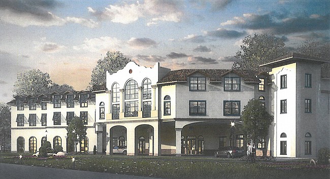 Photo: Rendering courtesy of Baker Barrios - Residents were divided on Tuesday about whether a new, three-story memory care facility was the right fit for a piece of land along Howell Branch Road.