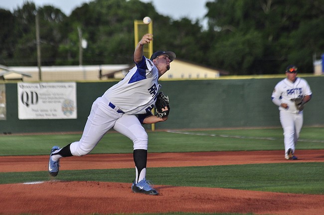 Photo by: Isaac Babcock - Sanford's pitching has helped them dominate from nearly the season start.