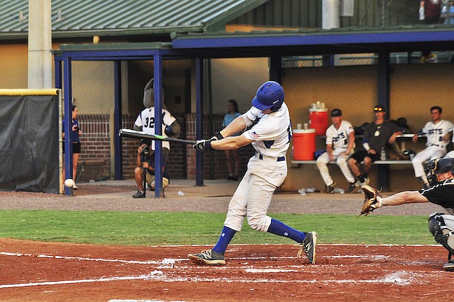 Photo by: Isaac Babcock - The Sanford River Rats rallied late in the Florida Collegiate Summer League championship game, but came up short falling to the Altamonte Springs Boom 5-4 at Tropicana Field on Sunday, Aug. 7.