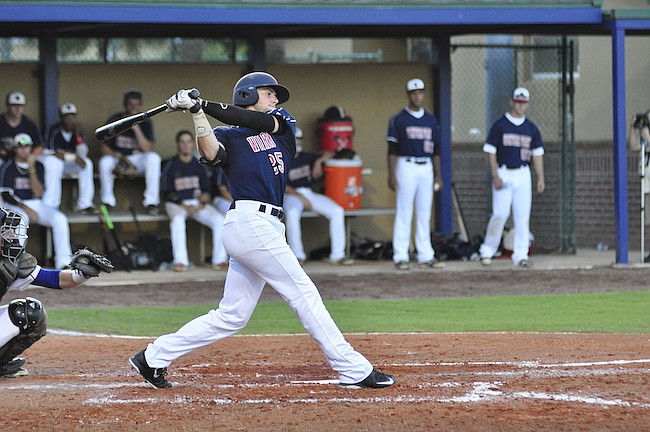 Photo by: Isaac Babcock - Josh DeBacker did more work from the mound than as one of the Dawgs' clutch hitters during a beleaguered start to the week. The Dawgs have fallen to the bottom of the Florida League as the Sanford River Rats have taken firm c...