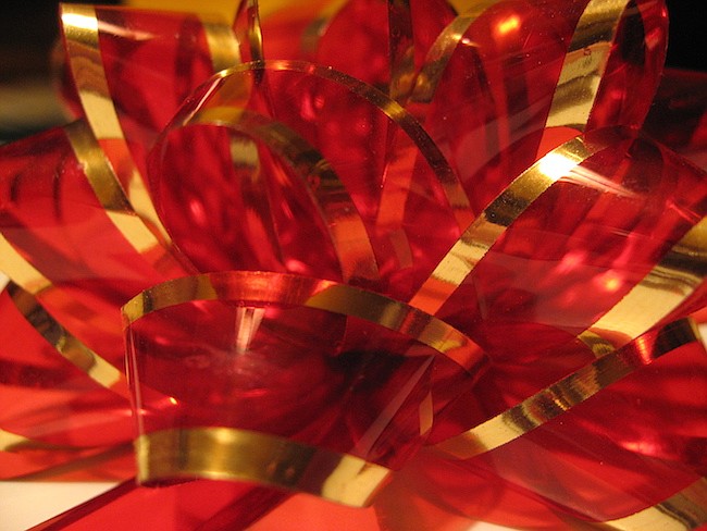 Photo courtesy of freeimages.com - Don't throw away those leftover ribbons and scraps of wrapping paper just yet. Use them for a fun art project that says "thank you."