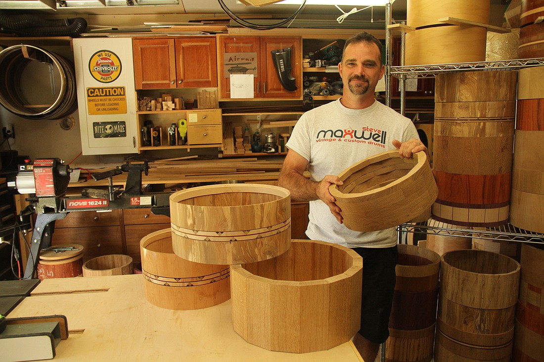 Marc Hayward builds every drum completely by hand in his Ocoee drum workshop. Although he utilizes a variety of woods, his favorite is white oak.