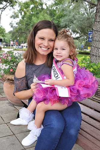 Nicole Kapron noticed a special talent in her daughter, Olivia, and the two have been going to pageants ever since.