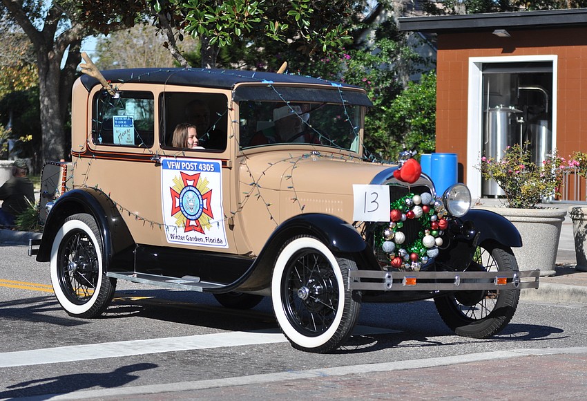 West Orange Times & Observer Photo A classic car represented VFW