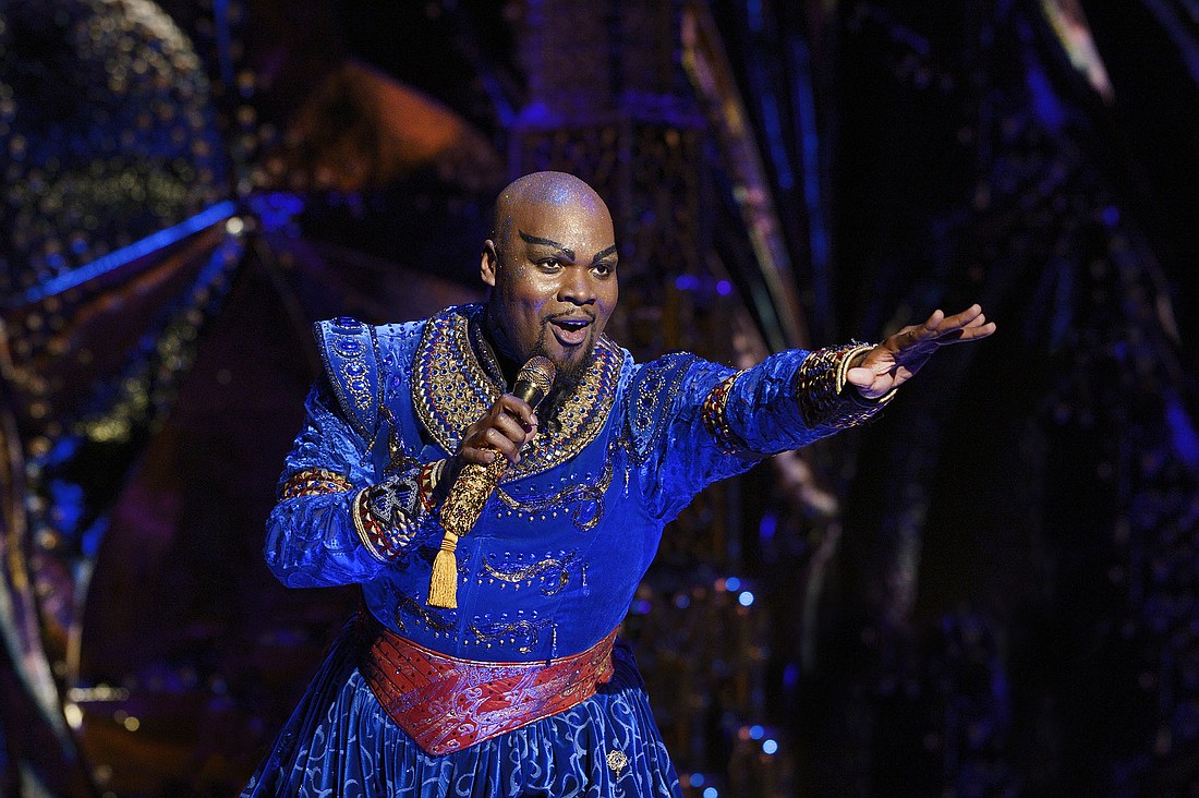Michael James Scott returns to his hometown to star as the Genie in â€˜Aladdin.â€™