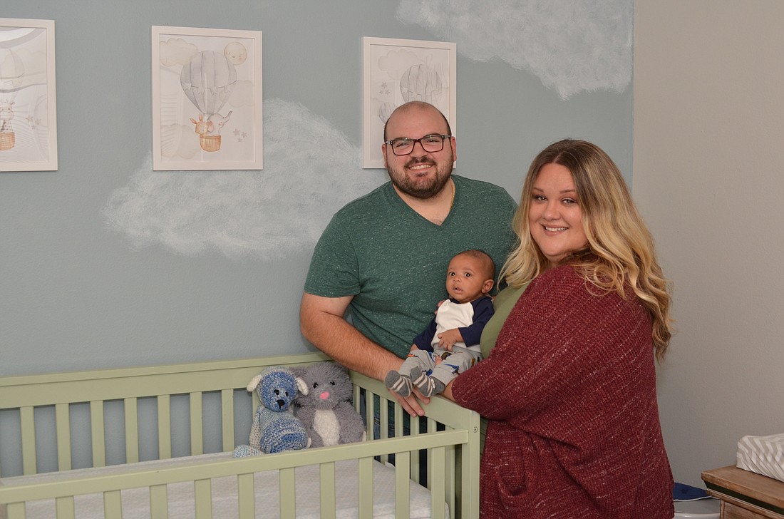 David and Heather Fraga are embracing parenthood with the arrival of Grayden David, named after his father, grandfather and great-grandfather.