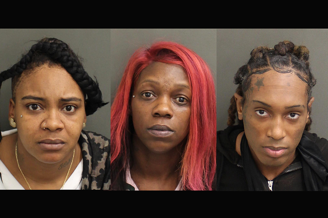 Keniece Wyche, Jaquilla Edwards and Maurice Whyte were arrested for burglary of a structure and grand theft.