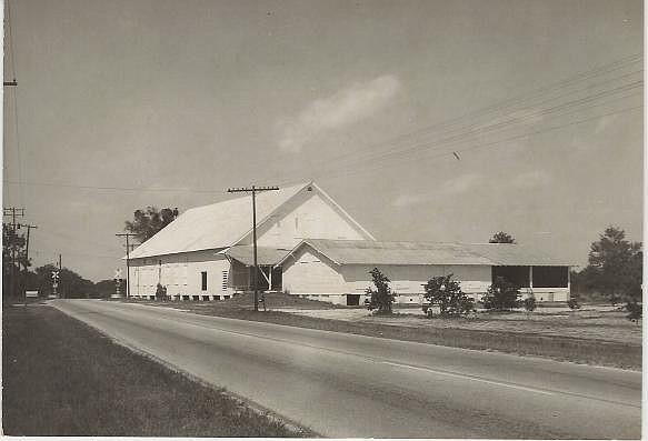 The John T. Fuller Packinghouse was located on the east side of Ocoee-Apopka Road, and the ACL railroad tracks ran just beyond the structure. The West Orange Trail runs along the former rail line.