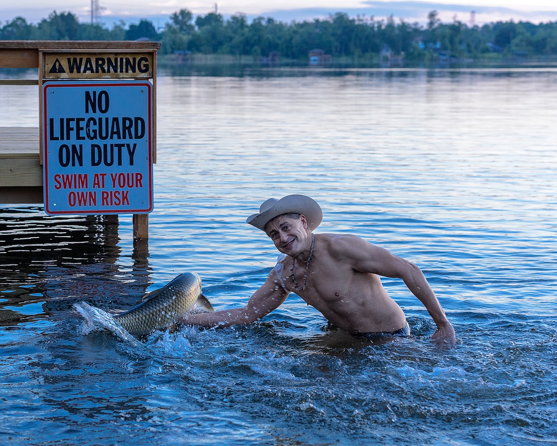 â€œWe found a corona carp in the lake, so thatâ€™s why we canceled the swim,â€ Lucky Meisenheimer quipped.