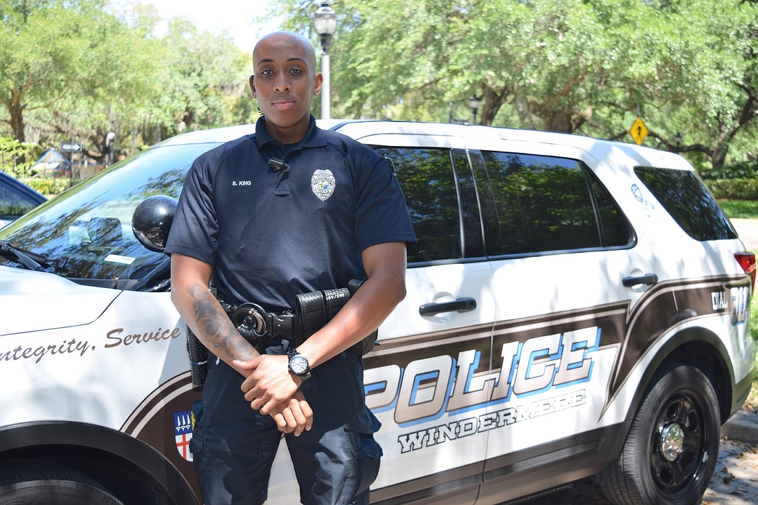 Windermereâ€™s newest police officer, Shadrach King, is most looking forward to learning and being involved in the community he serves.