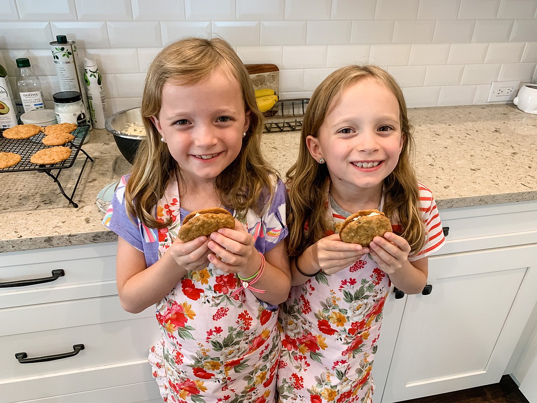 In Episode No. 4 of â€œTwin Treats,â€ Ava and Molly Stephens baked Carrot Cake Cookies.