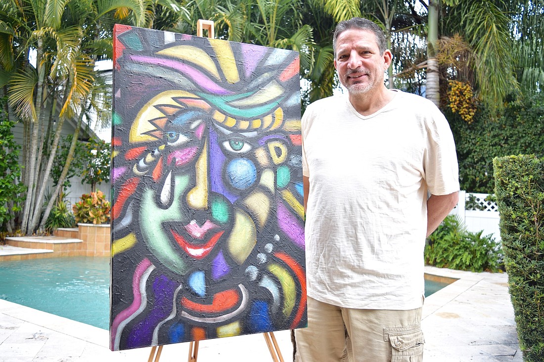 Mitch Silver rediscovered his love for art in recent years.