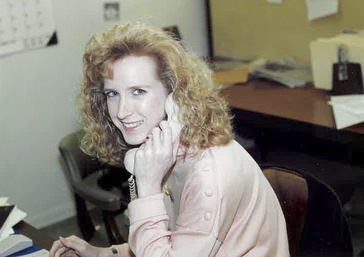 A few months after I was hired at The West Orange Times in 1990.