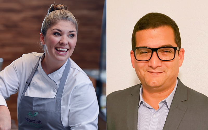 Chef Collette Haw, left, and Fernando Montalvo are August&#39;s Lifestyle Learning Series speakers.