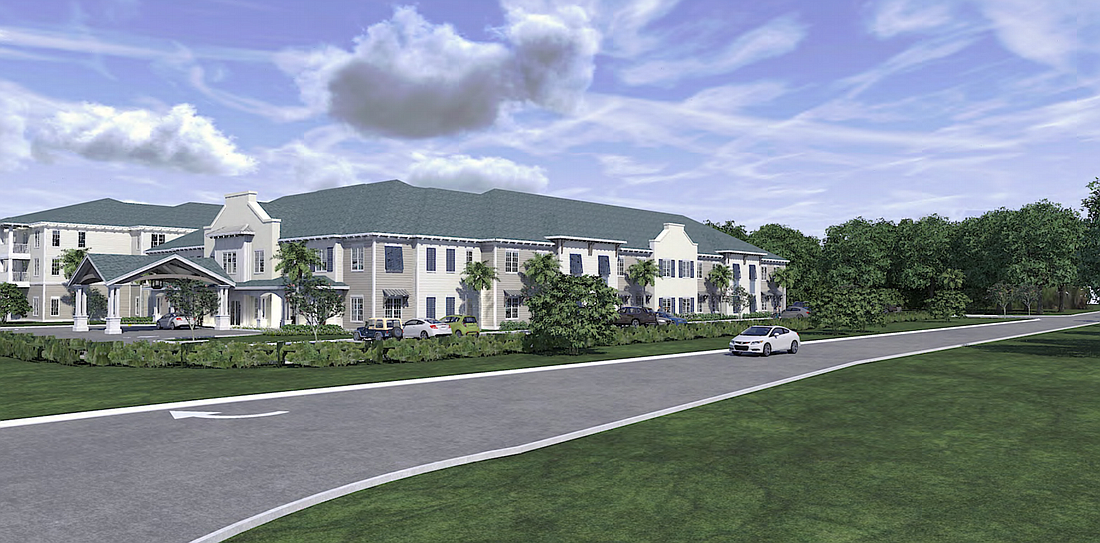 The Stoneybrook Senior Living project is located at Reaves Road and Stoneybrook West Parkway.