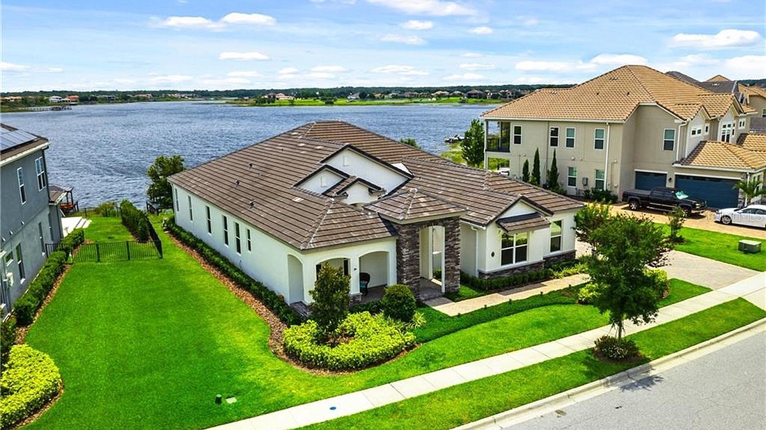 The home at 7645 Green Mountain Way, Winter Garden, sold Sept. 14, for $900,000. This home, the largest transaction in Horizon West from Sept. 10 to 17, features lakefront living on Lake Hancock. zillow.com