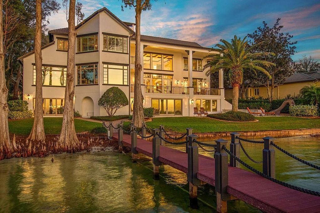 The home at 9832 Laurel Valley Drive, Windermere, sold Sept. 11, for $5,925,000. This 11,100-square-foot estate features views of Lake Butler and golf course frontage on Isleworthâ€™s 15th hole. realtor.com