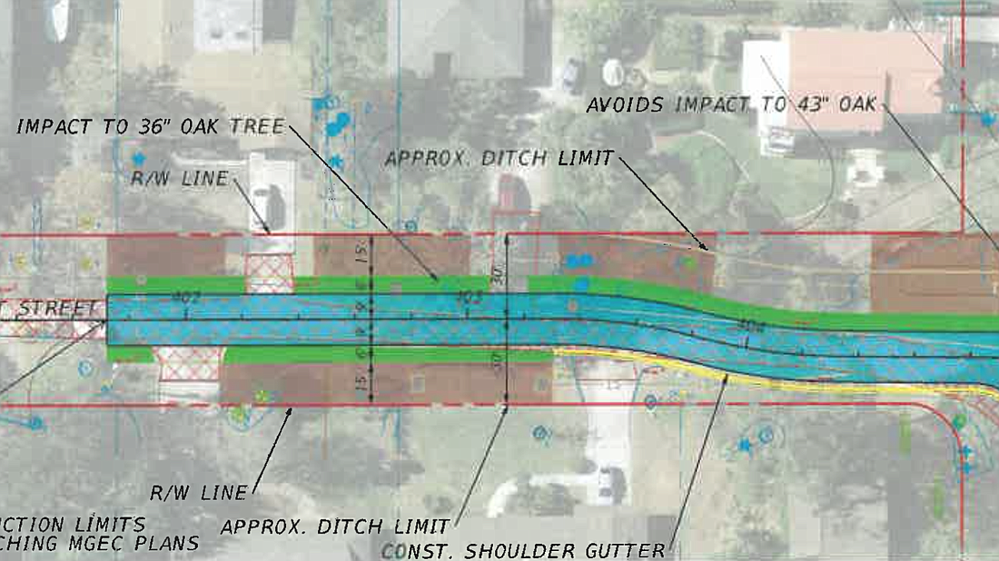 This was part of the conceptual design for the stormwater drainage.