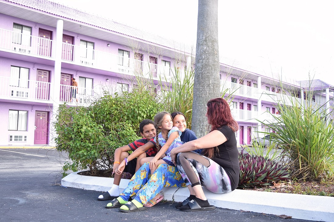 Kim Ulino and her three youngest children have been living at the Magic Castle Inn and Suites â€” featured in the 2017 film â€œThe Florida Projectâ€ â€” after moving out of the decrepit Star Motel in Kissimmee.