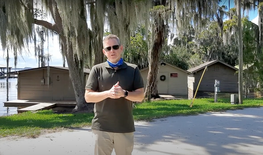 In the YouTube video, Town Manager Robert Smith assures residents no decisions have yet been made about the boathouses.