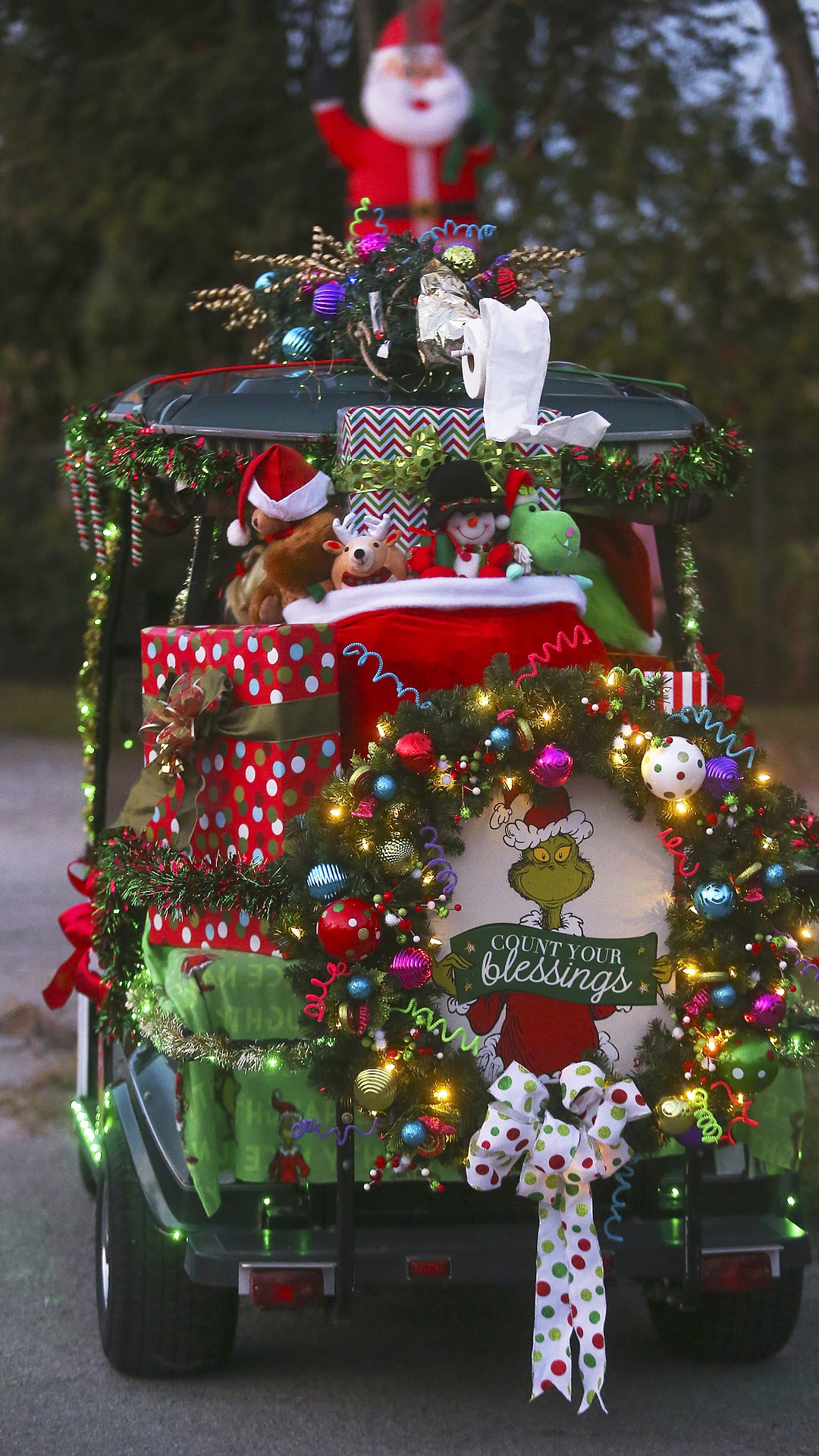 PHOTOS 2020 Winter Garden Christmas Golf Cart Parade West Orange