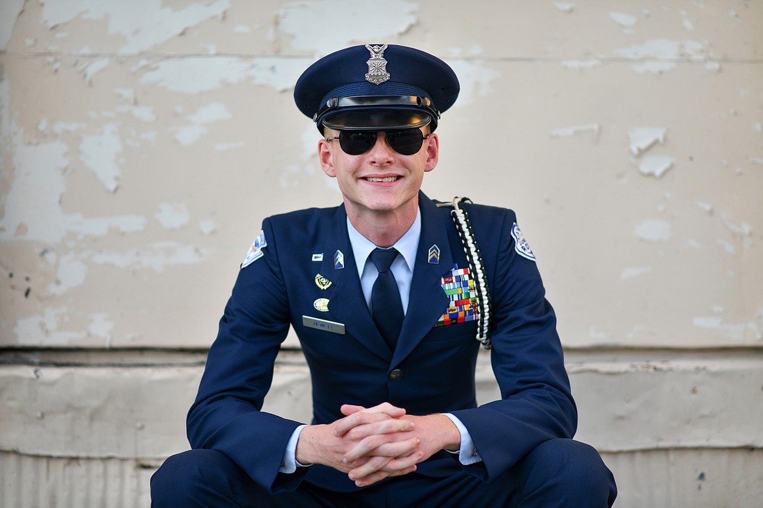 Photo courtesy TK Photography ~ Luca Hewett plans to attend the U.S. Naval Academy following graduation from West Orange High School.