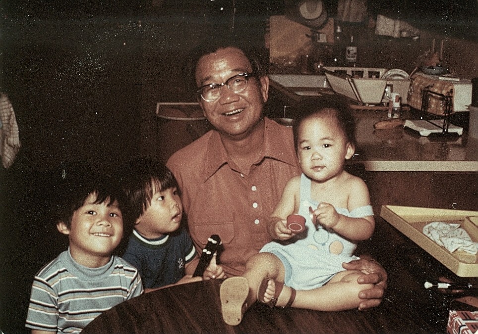 My grandfather instilled in us the value of hard work and family. That&#39;s me, at 2 years old, sitting on the table.