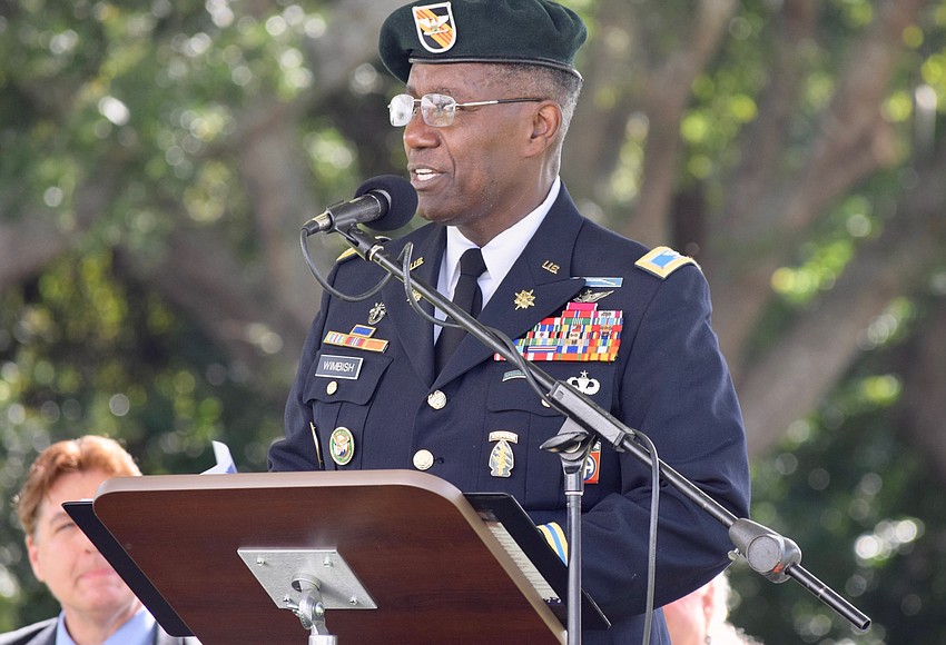 West Orange Times & Observer Photo Keynote speaker and retired U.S. Army Col. Calvin Wimbish