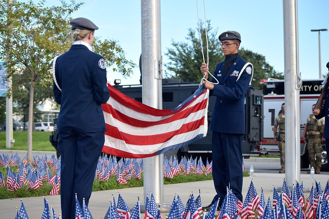 Dr. Phillips Highâ€™s Air Force Junior ROTC program hosts a 9/11 anniversary ceremony each year.