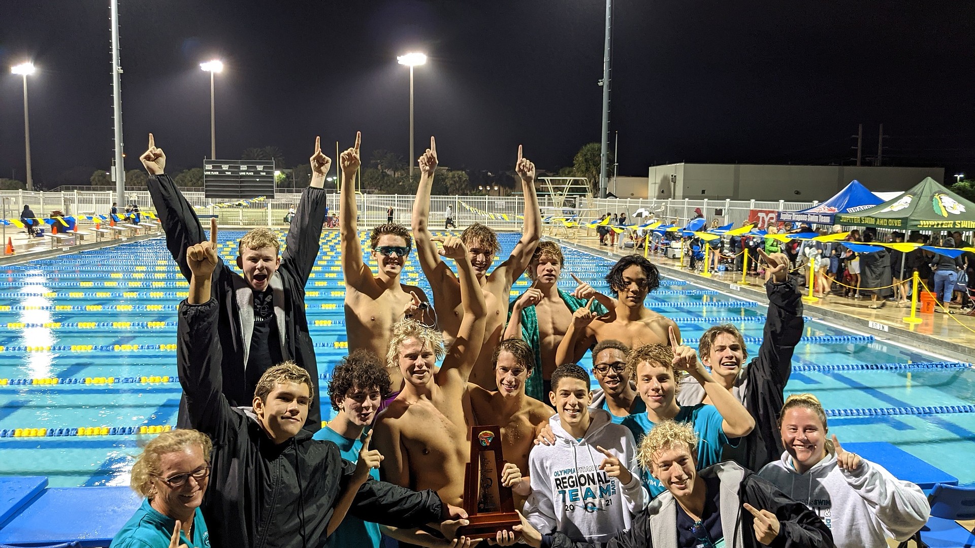 Windermere girls, Olympia boys swim teams win regionals in Boca Raton