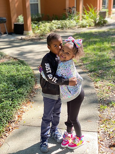 Amari and Imani Harvey are happy to be together now that she is home following a heart transplant.