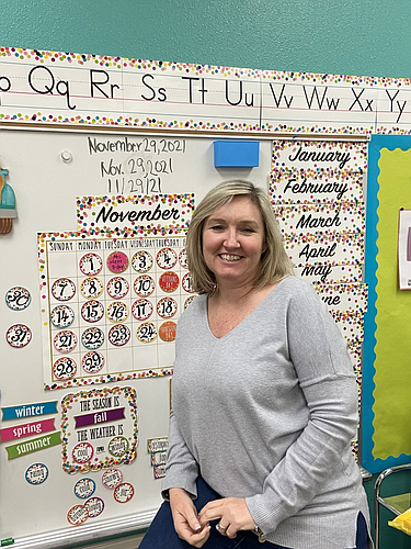Corin Metz has taught students with exceptionalities for 14 years at Thornebrooke Elementary.